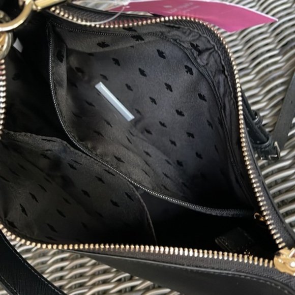 Kate Spade Staci Saffiano Leather Shoulder Bag Black - Picture 5 of 16